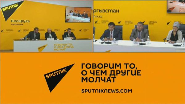 Видеомост Ереван–Астана–Бишкек–Минск, приуроченный к очередному заседанию Высшего Евразийского экономического совета в Бишкеке состоялся в Sputnik Армения - Sputnik Армения
