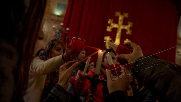Празднование Пасхи в Ереване Празднование Пасхи в Ереване - Sputnik Արմենիա