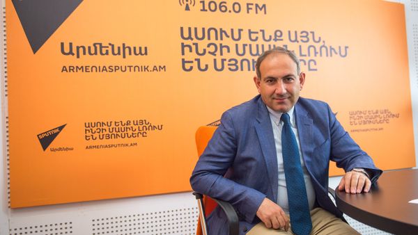 Никол Пашинян в гостях у радио Sputnik Армения - Sputnik Արմենիա