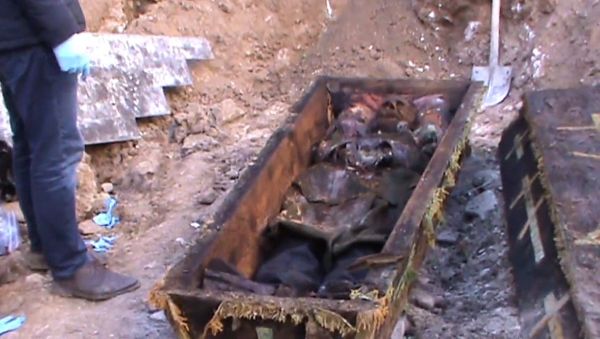 СПУТНИК_Гроб с останками офицера русской императорской армии нашли в Турции - Sputnik Армения