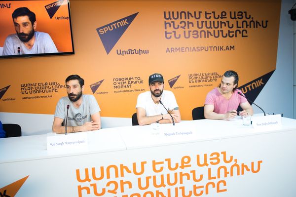 П/к на тему Альтернативный туризм в Армении. Ваагн Вардумян, Тигран Шахбазян и Гор Ованнисян - Sputnik Армения