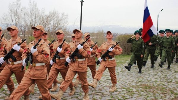 Российские военные провели в Армении генеральную репетицию мероприятий ко Дню Победы - Sputnik Армения