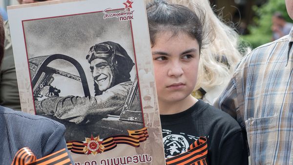 Акция Бессмертный полк в Ереване - Sputnik Армения