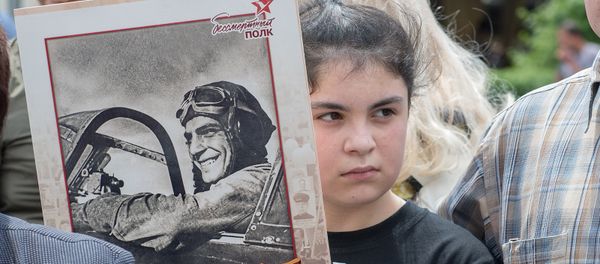 Акция Бессмертный полк в Ереване Акция Бессмертный полк в Ереване - Sputnik Армения