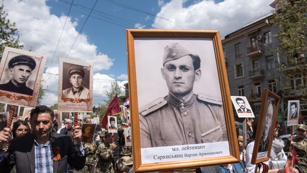 Акция Бессмертный полк в Ереване - Sputnik Армения
