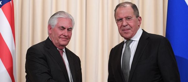 П/к министра иностранных дел РФ С. Лаврова и госсекретаря США Р. Тиллерсона П/к министра иностранных дел РФ С. Лаврова и госсекретаря США Р. Тиллерсона - Sputnik Армения