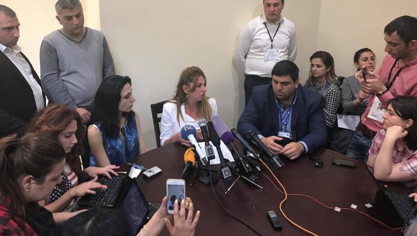Пресс-конференция Заруи Постанджан - Sputnik Армения