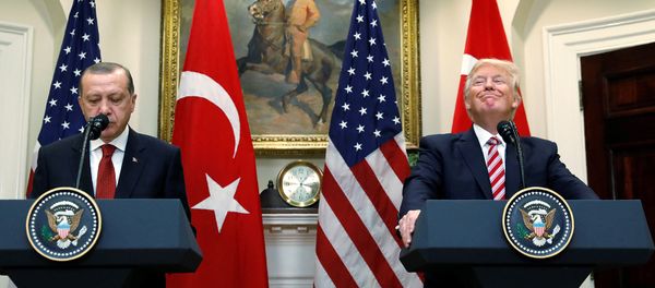 Встреча президентов Турции и США Тайипа Эрдогана и Дональда Трампа в Белом доме Встреча президентов Турции и США Тайипа Эрдогана и Дональда Трампа в Белом доме - Sputnik Армения