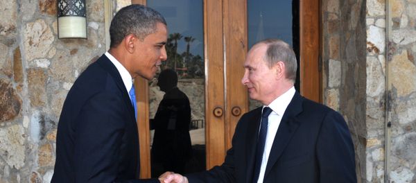 Президент РФ В.Путин встретился с президентом США Б.Обамой - Sputnik Армения
