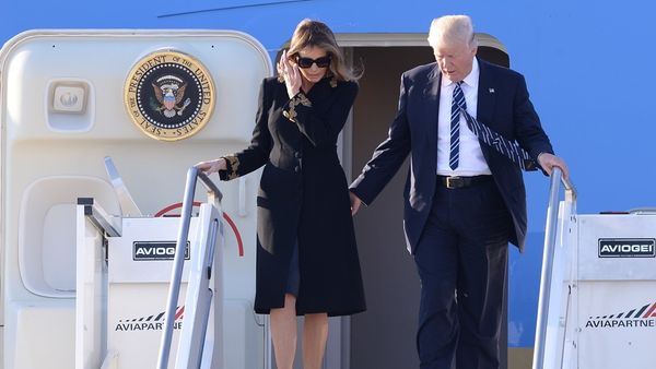 Меланья и Дональд Трамп - Sputnik Армения
