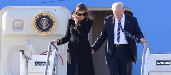 Меланья и Дональд Трамп - Sputnik Армения