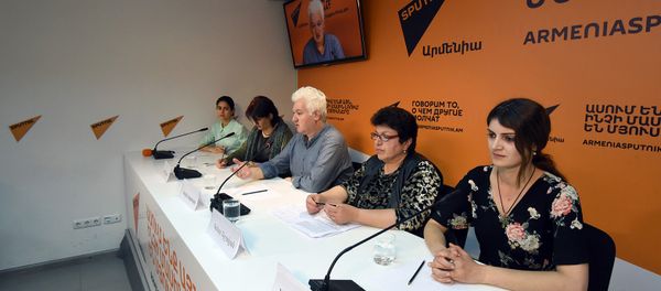 П/к инициативной группы Требуем наказать Атешяна в пресс-центре Sputnik Армения - Sputnik Армения