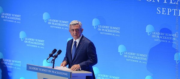 Выступление президента Армении Сержа Саргсяна на 70-й сессии Генеральной Ассамблеи ООН - Sputnik Արմենիա