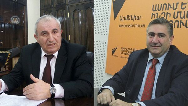Овсеп Симонян и Артур Хачатрян - Sputnik Արմենիա