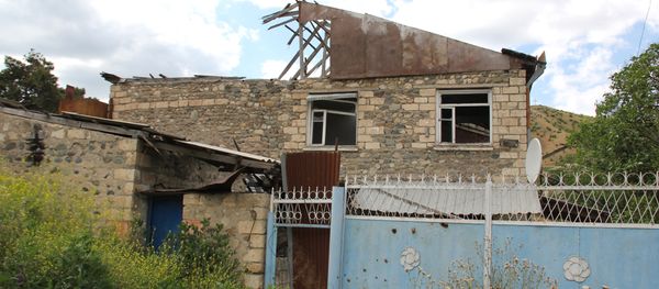 Разрушения в Селе Талыш, Нагорный Карабах - Sputnik Արմենիա