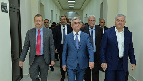 Серж Саргсян посетил Национальный политехнический университет Армении, где присутствовал на торжественной церемонии открытия Центра превосходства - Sputnik Արմենիա
