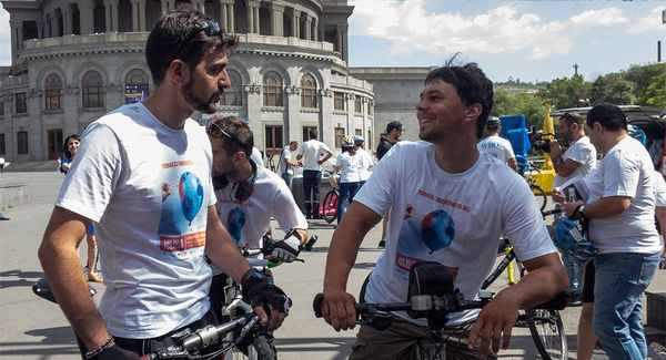 Ծխախոտի դեմ պայքարին նվիրված հեծանվավազք - Sputnik Արմենիա