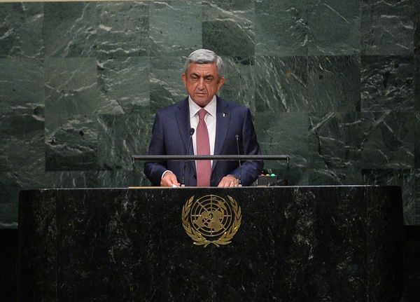 выступление президента Армении Сержа Саргсяна на Генассамблее ООН выступление президента Армении Сержа Саргсяна на Генассамблее ООН - Sputnik Армения