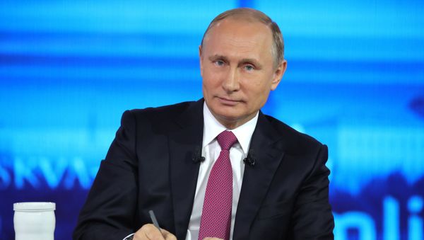 Прямая линия с президентом РФ В. Путиным - Sputnik Армения