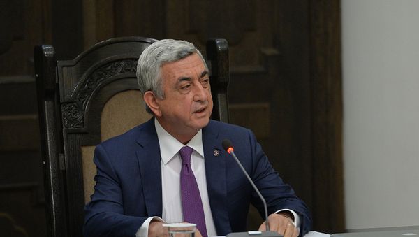 Серж Саргсян - Sputnik Армения