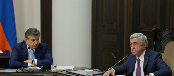 Серж Саргсян и Карен Карапетян - Sputnik Արմենիա