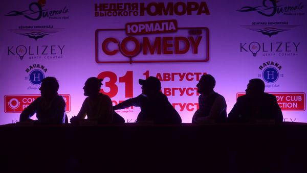 Презентация Фестиваля Неделя Высокого Юмора от Comedy Club Презентация Фестиваля Неделя Высокого Юмора от Comedy Club - Sputnik Армения