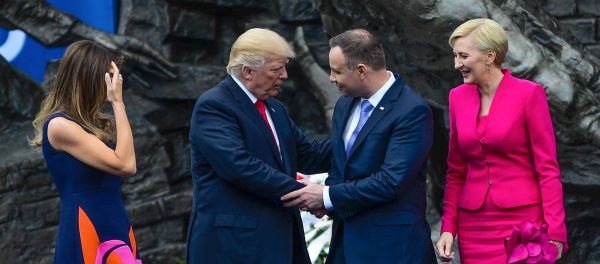 Президенты США и Польши супругами - Sputnik Армения