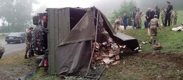 ДТП с участием армейского Камаза - Sputnik Արմենիա