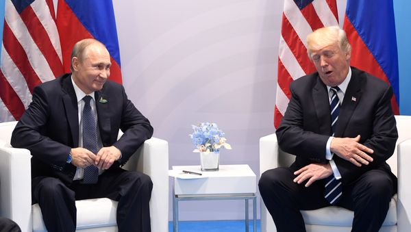 Президенты России и США Владимир Путин и Дональд Трамп Президенты России и США Владимир Путин и Дональд Трамп - Sputnik Армения
