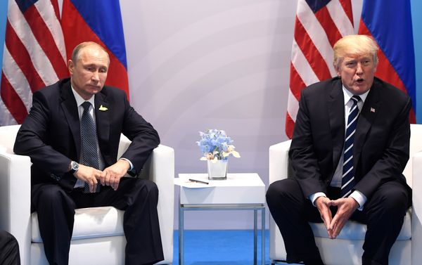 Президенты России и США Владимир Путин и Дональд Трамп Президенты России и США Владимир Путин и Дональд Трамп - Sputnik Армения