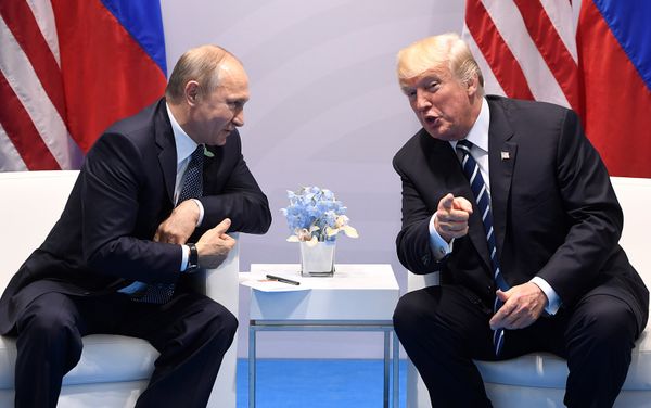 Президенты России и США Владимир Путин и Дональд Трамп Президенты России и США Владимир Путин и Дональд Трамп - Sputnik Армения