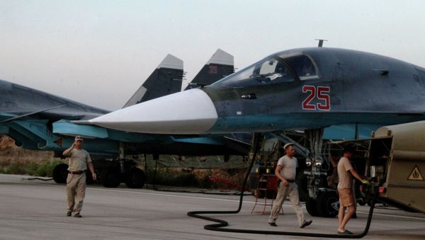 Российская боевая авиация на аэродроме около Латакии - Sputnik Армения