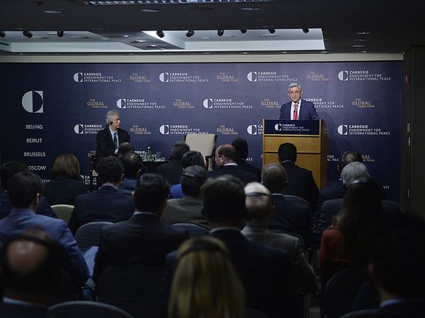 выступление президента Армении в Фонде Карнеги - Sputnik Армения