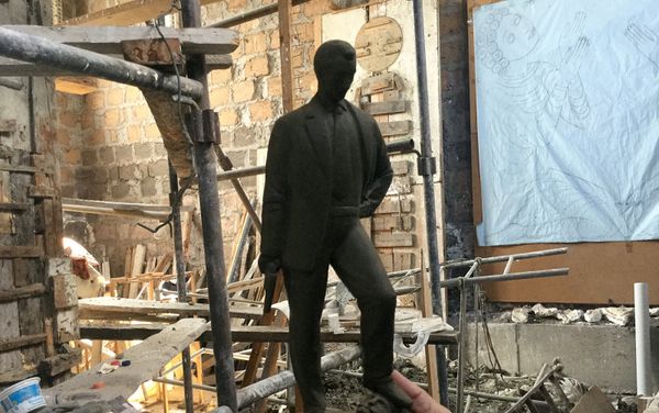 Открытие памятника Согомону Тейлеряну в Маралике. Скульптор Самвел Петросян - Sputnik Армения