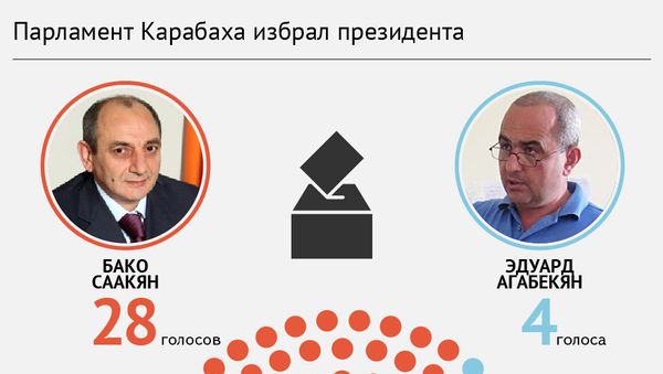 Парламент Карабаха избрал президента - Sputnik Армения
