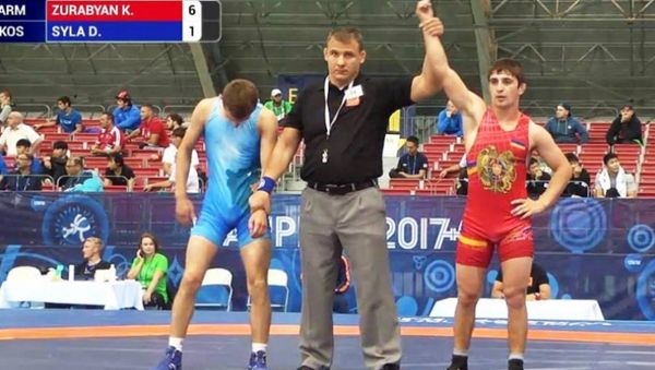 Карен Зурабян в финале молодежного чемпионата мира - Sputnik Արմենիա