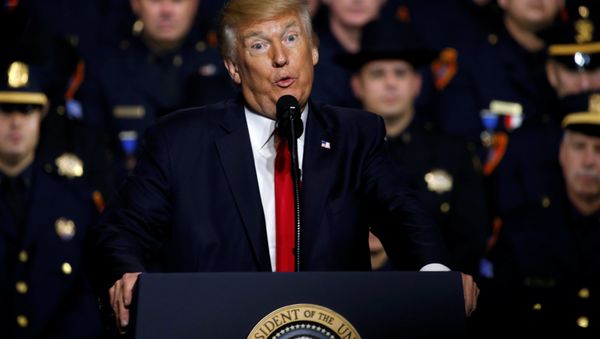 Президент США Дональд Трамп - Sputnik Армения