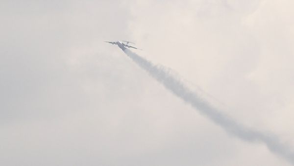 Тушение пожара в Хосровском лесу с помощью российского самолета Ил-76 - Sputnik Արմենիա