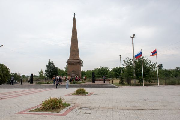 Памятник «Героям Ошакана» в Армавире Памятник «Героям Ошакана» в Армавире - Sputnik Արմենիա