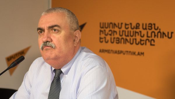 Видеомост по итогам встречи президентов Армении и России. Арам Сафарян - Sputnik Армения