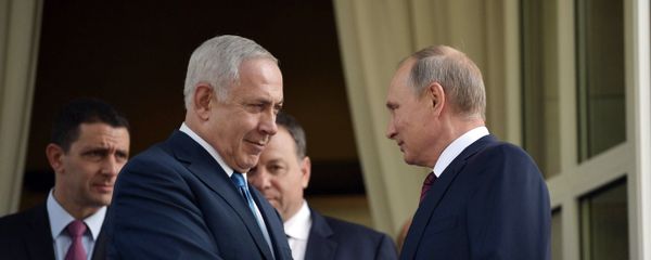 Президент РФ В. Путин и премьер-министр Израиля Б. Нетаньяху Президент РФ В. Путин и премьер-министр Израиля Б. Нетаньяху - Sputnik Армения
