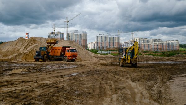 Дорожные работы в Москве - Sputnik Армения