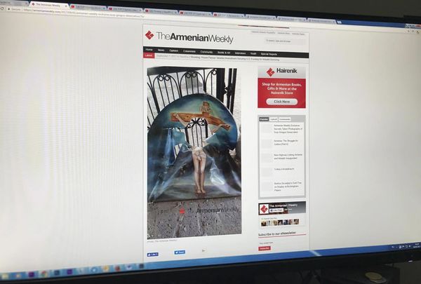 Фотографии издания Armenian Weekly из армянской церкви в Тигранакерте - Sputnik Армения