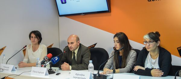 Пресс-конференция к фестивалю по обмену опытом Артак (Платформа) - Sputnik Армения