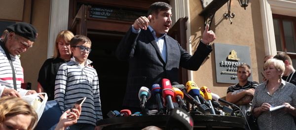 Пресс-конференция Михаила Саакашвили во Львове Пресс-конференция Михаила Саакашвили во Львове - Sputnik Армения
