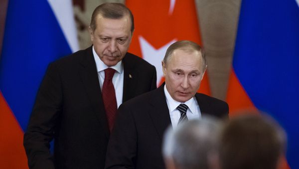 Реджеп Тайип Эрдоган и Владимир Путин - Sputnik Армения