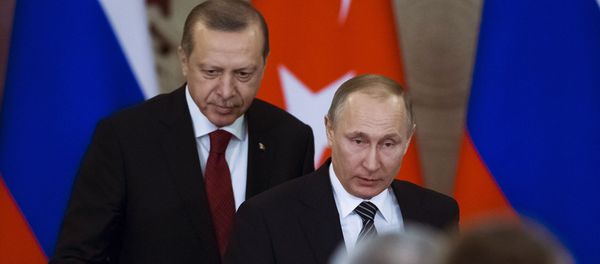 Реджеп Тайип Эрдоган и Владимир Путин Реджеп Тайип Эрдоган и Владимир Путин - Sputnik Армения