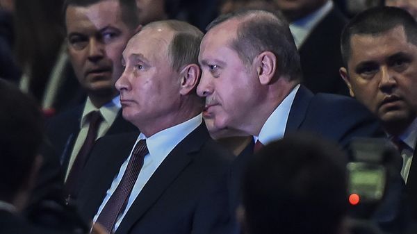Реджеп Тайип Эрдоган и Владимир Путин - Sputnik Армения