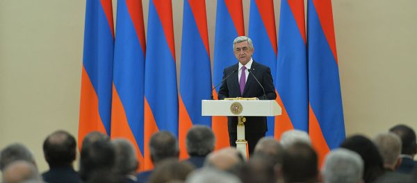 По случаю Дня независимости Армении в Президентском дворце состоялась торжественная церемония награждения - Sputnik Արմենիա
