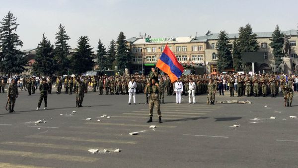 День независимости отметили в Гюмри - Sputnik Արմենիա